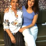 Jennifer Winget Instagram - I shot with this legend yesterday. I’ve been her ardent fan since like forever and couldn't hold back myself from ceasing the opportunity to share screen space with her. So grateful for how life brings you closer and closer to people you’ve looked up to and events you’ve looked out for. Hope to meet and work with you again. So Moved by your generosity and humility, ma'am! #CodeM #seemabiswas
