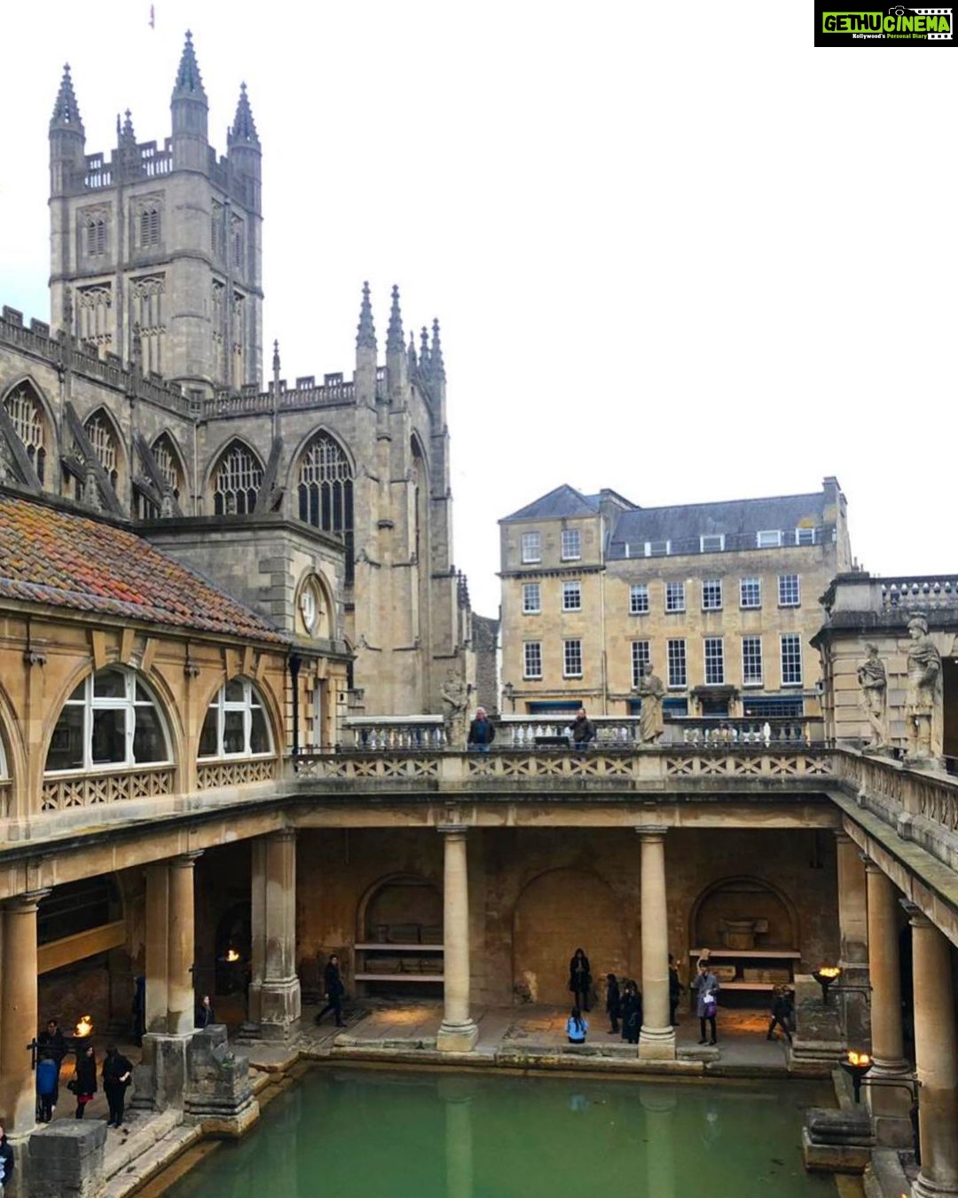 Jennifer Winget Instagram - Here today, at #theromanbaths Roman Baths, Bath, England