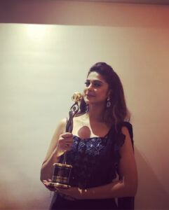 Jennifer Winget Instagram - Going for Gold this time at the @goldawardstv and this one’s for the entire team at Bepannaah for their collective effort - fantastic writers, an incredible camera crew, the best co-actors and a supporting cast of critics and constants - my family, friends and fans who have more faith in me than I have in myself sometimes. What a reminder to tell you that hard work is truly rewarded and reassurance that atleast, I’m on the right path!