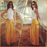 Jennifer Winget Instagram – What a Day in Da-Delhi, dudes! Cruised through the capital heat in ‘em comfy mustards @babitamalkani ❤️ Will be back for more! 😊😘#SummerSavingGrace #SunshineOnASaturday #jetsetter #traveler #delhidairies