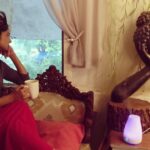 Jennifer Winget Instagram - With a cosy Sunday afternoon on the side please! Quite how I like to enjoy my cup of coffee and the Mumbai rains. #mybuddhamoment