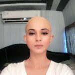 Jennifer Winget Instagram - From Bold to Bald?! She didn't, did she? Oh but, he did!!! #dhananjay dada is responsible for all the hard work that went into bringing Maya's bald and beautiful avatar "alive" up next on #Beyhadh Stay tuned peeps! @sonytvofficial