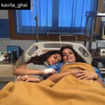 Jennifer Winget Instagram - #Repost @kavita_ghai with @repostapp ・・・ In sickness or in health, we love each other to death...#mygirlwassotired...Beyhadh @ 9pmSony. I loooooove you mommy!!!!❤️