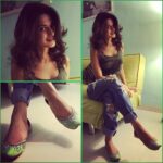 Jennifer Winget Instagram – Flaunting my oh-so comfy new mojris from @juttigram Feet feel like walking on air …💃🏽