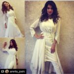 Jennifer Winget Instagram – #Repost @amrita_joshi with @repostapp
・・・
Beyhadh Promotions Begin With Jennifer Winget wearing this beautiful angarkha!! Outfit by @sukritiandaakritiofficial 
Accessories by @bayleafaccessories_in 
Styled by @amrita_joshi