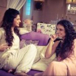 Jennifer Winget Instagram - Girls with curls rule the world 💃🏽💃🏽😁#hotmamma#loveher#Beyhadh#inbetweenshots#workingsunday