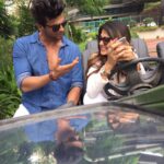 Jennifer Winget Instagram – All fun and games in between shots!! #Beyhadh