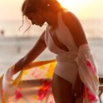 Jennifer Winget Instagram – …Of setting suns, orange skies, beach breeze and soft sand. 
#whatdreamsaremadeof