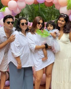 Jennifer Winget Instagram - Happy first my little princess!! It’s so heartening and joyful to watch you grow into this happy child who brings joy to everyone around her. Keep shining and spreading that joy all your life with your angelic smile. Love you and a happy birthday my baby shark…. To do to do doo doo! 🎶 🦈