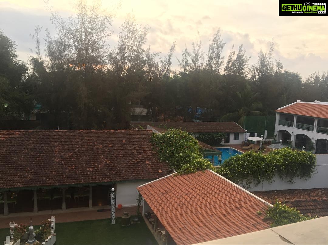 Kajal Aggarwal Instagram - #karaikudi till we meet again 💛 #earlymornings #nofilterneeded @thebangala Karaikudi