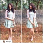 Kajal Aggarwal Instagram – #Repost @nkdivya with @repostapp
・・・
Super cute 💚 @kajalaggarwalofficial in an adorable @nishkalulla for a college event in Madurai today! Beauty by @vishalcharan86 , @ashwini_hairstylist #styling #kajalaggarwal #doll