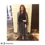 Kajal Aggarwal Instagram - #Repost @theanisha with @repostapp ・・・ @kajalaggarwalofficial is mixing it up in separates from @bungaloweight for promotions of #khaidino150 in Hyderabad today! Assisted by @missdeepak #kajalaggarwal Park Hyatt Hyderabad
