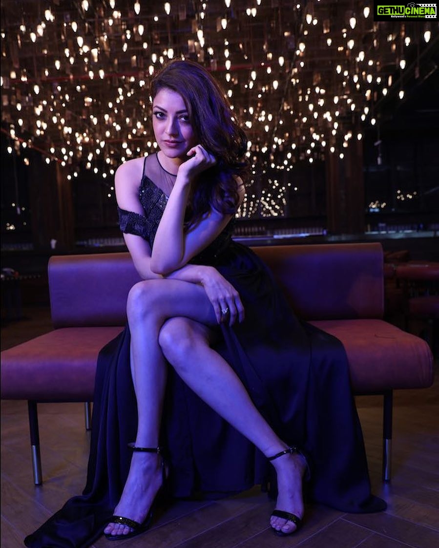 Kajal Aggarwal Instagram - #beneaththestarlight #setlife #ownit #girlboss