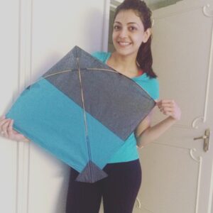 Kajal Aggarwal Instagram - True courage is like a kite; a contrary wind raises it higher! - jean Antoine petit-Sean #happysankranti #flyhigh