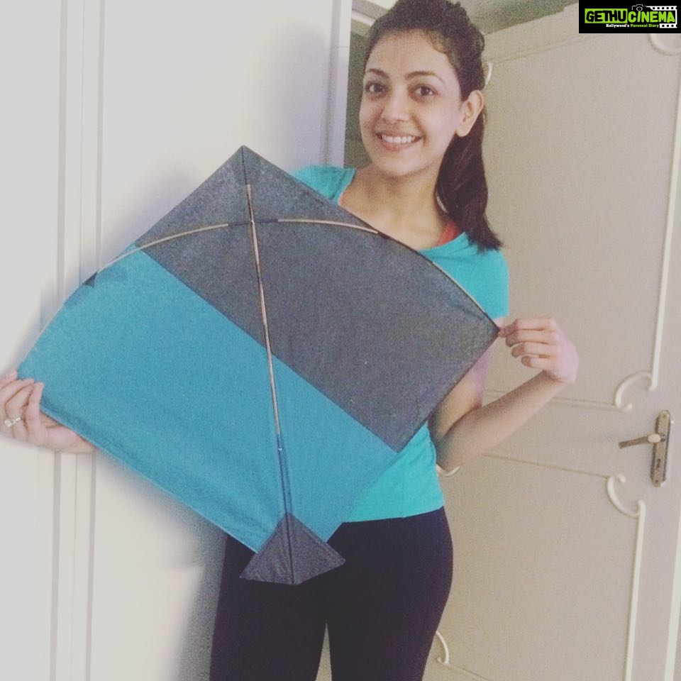 Kajal Aggarwal Instagram - True courage is like a kite; a contrary wind raises it higher! - jean Antoine petit-Sean #happysankranti #flyhigh