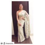 Kajal Aggarwal Instagram – #Repost @theanisha with @repostapp
・・・
@kajalaggarwalofficial is a beauty in this @sabyasachiofficial saree ,@kishandasjewellery earrings , bangles by @johri_by_amaze_jewels for the audio launch of her movie today.. assisted amazingly by @missdeepak #whitesareesareeveeything #visioninwhite #sostunning #anishajainforstylecell #kajalaggarwal