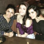 Kajal Aggarwal Instagram - #mygirls #squad #theloveofmylife @pre.anca @divya.vaswani04 a year on and nothing changes.. ❤️ #bestiesforever
