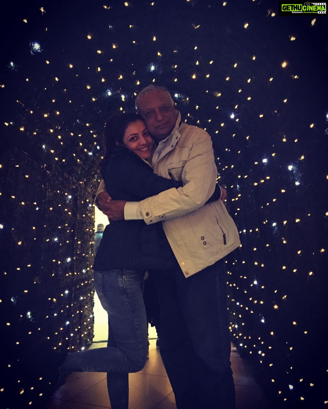 Kajal Aggarwal Instagram - And being with daddy dearest is even more comforting 💙💙