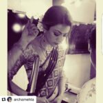 Kajal Aggarwal Instagram - #Repost @archamehta with @repostapp ・・・ Sneak peek of her Look.. Silks, antique jewels, flowers et al.. #Indianbeautyonpoint #classic #kajalaggarwal and #ranadaggubati in this genius man's next #teja