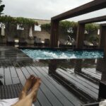 Kajal Aggarwal Instagram - #rain #pool #sangria and it's a Saturday! What more can one ask for?! #chillscenes #wantavacay 🌧👙☔️