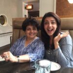 Kajal Aggarwal Instagram - When you're excited about all the food you've ordered! 😂😋 @vinayagg2060 Little Goat