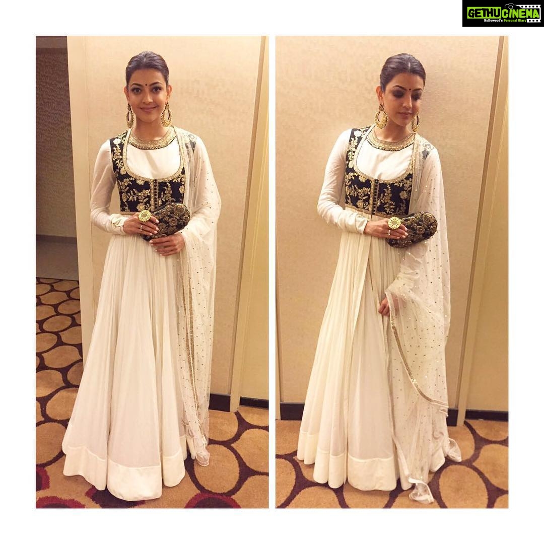 Kajal Aggarwal Instagram - Wearing @sabyasachiofficial @sabyasachimukherjee for the final event of the #ata conference in Chicago. Styled by my fav @theanisha
