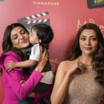 Kajal Aggarwal Instagram – My favourite moment with my favourite person! #ishaanvalecha 😍 #mylittlebigman