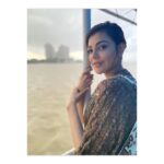 Kajal Aggarwal Instagram - Tranquil. Surreal. Panoramic. All at once! With the dance of clouds adding drama. How gorgeous, magnanimous, magnificent are you Ganga ma, my heart is full 😍 taking upon the sins of others yet so pristine. Ganga Ghat, North Kolkata