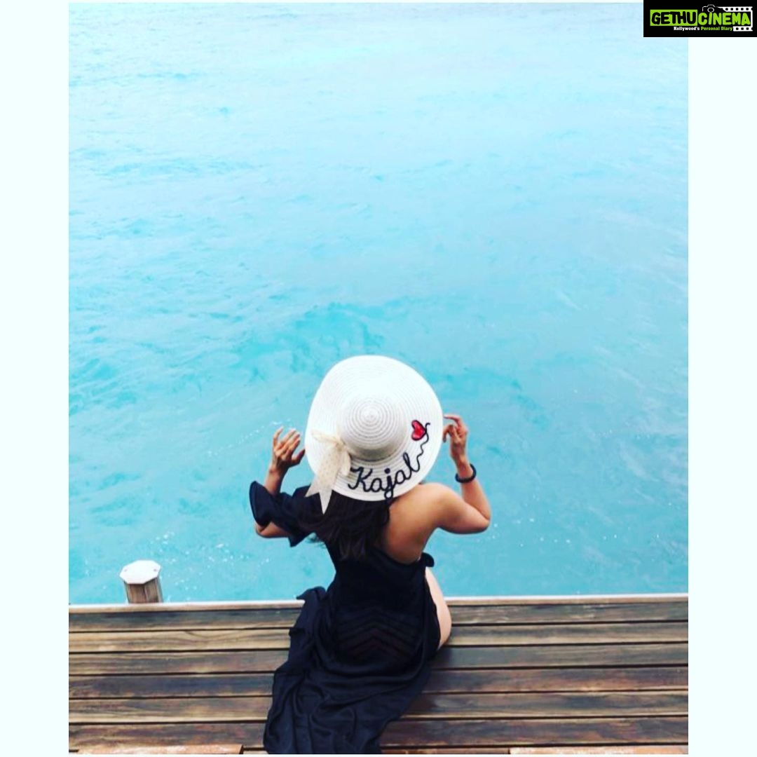 Kajal Aggarwal Instagram - Turquoise water