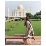 Kajal Aggarwal Instagram - Upon seeing the #Tajmahal for the first time; I am left mesmerised, spellbound and awestruck by the magnanimity. I’ve heard so much about the captivating beauty of the Taj all my life but experiencing the architecture, acoustics, detailing of the inlays, symmetry and ofcourse the history transported me back in time, leaving an everlasting impression on my mind. 😍#wonderoftheworld #UstadAhmadLahouri #wahtaj