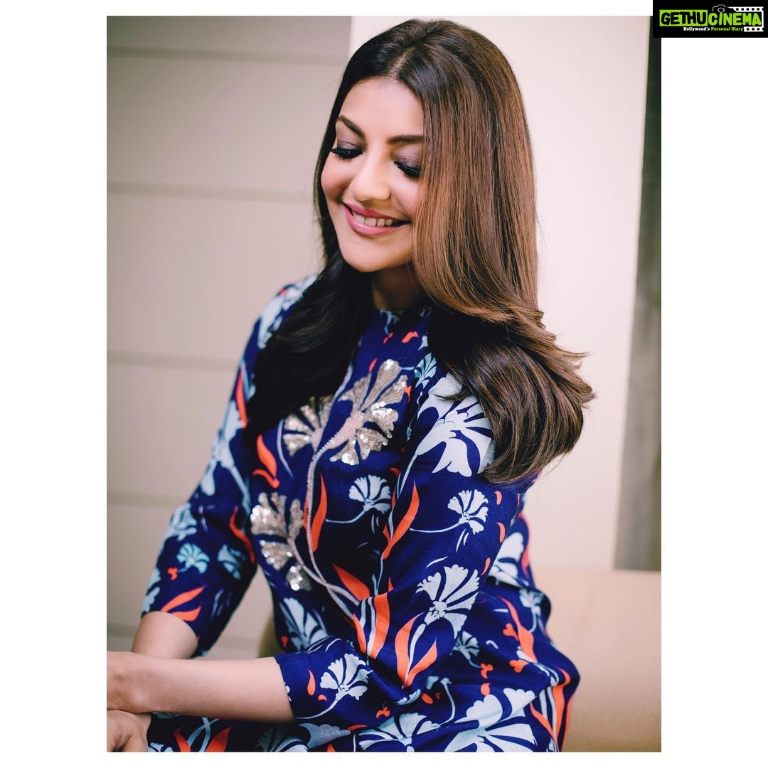 Kajal Aggarwal Instagram - Styling - @nkdivya @arpithakrishnappa Makeup - @tush_91 Hair - @hairbymegha Outfit - @sakshamneharicka Photography - @kiransaphotography