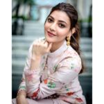 Kajal Aggarwal Instagram - outfit - @sobariko Earrings - @risnjewels Hair - @hairbymegha Makeup - @vishalcharanmakeuphair Photography - @kiransaphotography Styling - @nkdivya @arpithakrishnappa