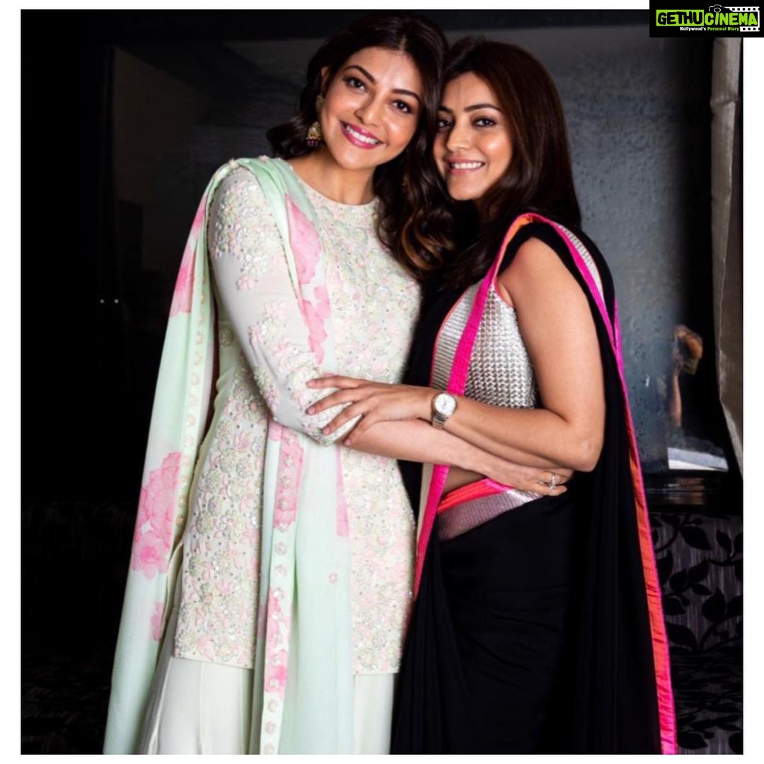 Kajal Aggarwal Instagram - #alwaysbettertogether @nishaaggarwal 💕