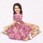 Kajal Aggarwal Instagram – Thank you @celebsonsandwiches for my grilled Chana-masala sandwich (with extra cheese and lettuce leaves ofcourse) That would be my accurate choice! 🤪 hehe  Also, love the way I’m so casually perched upon it! #adorbs