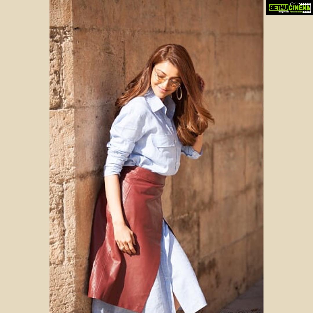Kajal Aggarwal Instagram - #brownhairdontcare