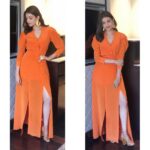 Kajal Aggarwal Instagram – Wearing @ankitastudio & @misho_designs  Styled by @eshaamiin1 
MuH & click @vishalcharanmakeuphair 🧡