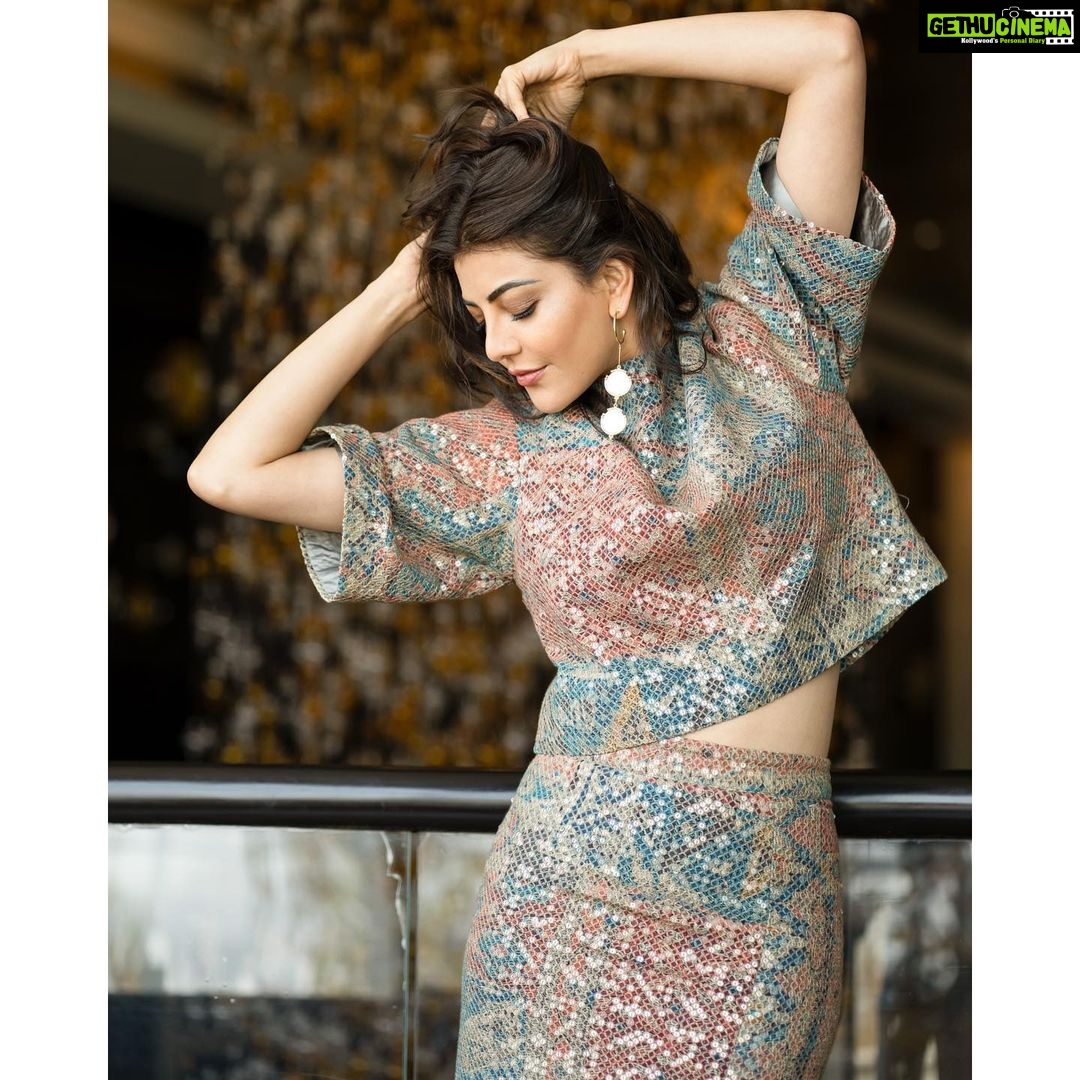Kajal Aggarwal Instagram - Outfit @nikitamhaisalkar Jewellery @the.olio.stories @antarez.jewels Heels @officialsomethingi Styled by @sayali_vidya photographer @throughlens_photography