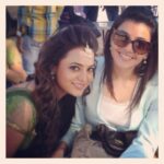 Kajal Aggarwal Instagram - #tbt the time I visited @nishaaggarwal on the sets of her film #Sukumarudu 💕