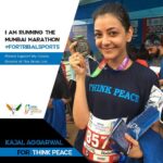 Kajal Aggarwal Instagram - This time I'll be running for Tribal Sports at Tata Mumbai Marathon 2019. Let's together support the tribes in Araku, help improve sporting infrastructure and nutrition for talented tribal sportsmen. @thinkpeaceorg Join me, donate generously! unitedwaymumbai.org/ngo-653