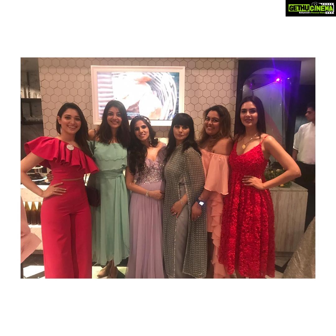 Kajal Aggarwal Instagram - #nishkasbabyshower congratulations once again @nishkalulla @dhruvmehra88 💕