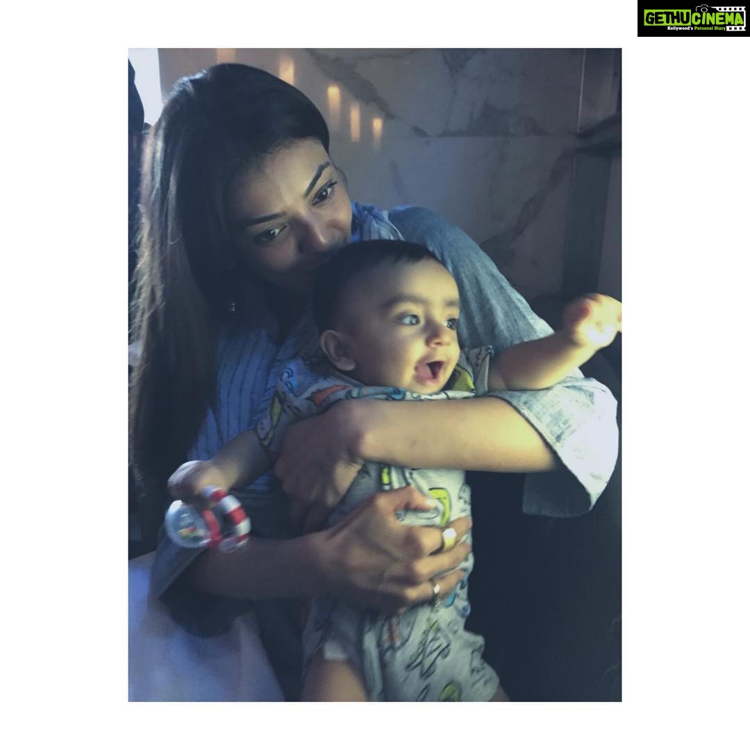 Kajal Aggarwal Instagram - Happy #childrensday my baby #ishaanvalecha our #joiedevivre ❤️🥰