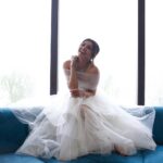 Kajal Aggarwal Instagram - H.A.P.P.I.N.E.S.S . . . . . . . . . @archamehta @vishalcharan86 @ashwini_hairstylist @krishnajewellerspearlsandgems @kishorekotumphotography