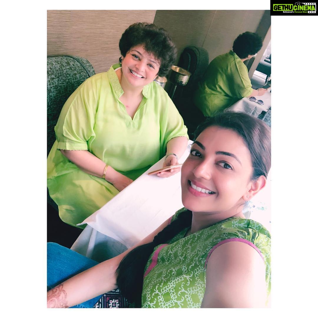 Kajal Aggarwal Instagram - My beautiful mommy💚 #jetaime #moncherie Paris, France
