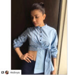 Kajal Aggarwal Instagram - 💙 #Repost @nkdivya with @get_repost ・・・ Not without the details 🙌🙌 My @kajalaggarwalofficial in Outfit - @thenotebookstudio Fab beauty by - @vishalcharan86 @ashwini_hairstylist
