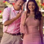 Kajal Aggarwal Instagram – #mersal #thisdiwali #haveacracklingone @atlee47 @priyaatlee 💥 #ilayathalapathyvijay