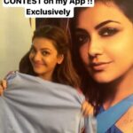 Kajal Aggarwal Instagram - I'm giving out Signed T-shirts on my app !! Download now and participate to win !! https://smarturl.it/kajalaggarwal