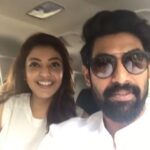 Kajal Aggarwal Instagram – Thank you KL university, Vijaywada for having us over and showering your love ❤️ #RadhaJogendra #NeneRajuNeneMantri