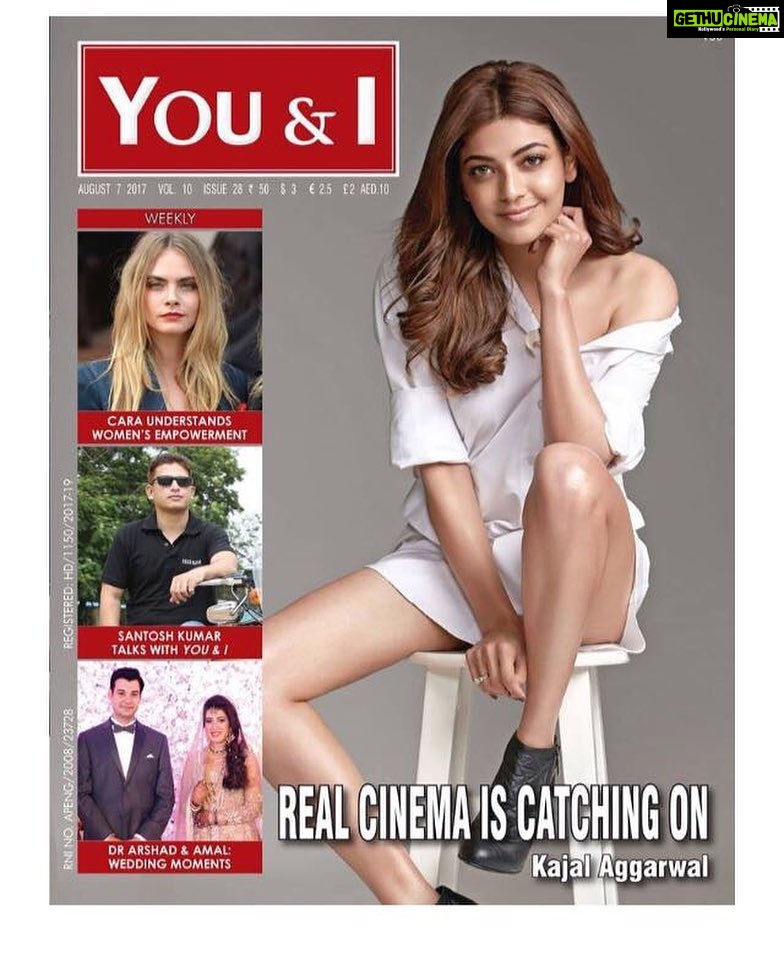 Kajal Aggarwal Instagram - #magazinecover #august #covergirl #NeneRajuNeneMantri #vivegam #youandi pic courtesy - @rahuljhangiani @loveleen_ramchandani @gabriellademetriades