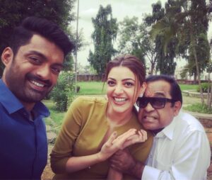 Kajal Aggarwal Instagram - #newmovies #newbeginnings #MLA