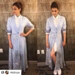 Kajal Aggarwal Instagram - #throwback #Repost @nkdivya (@get_repost) ・・・ Mixing the separates right ✔️✔️ @kajalaggarwalofficial in @rahulmishra_7 , shoes @adidasoriginals for an event in America! HMU @loveleen_ramchandani #summerready